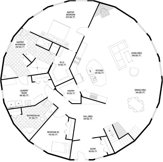 Deltec Homes Floor Plans A Cool Round Home Floor Plan Part 1 Deltec Homes