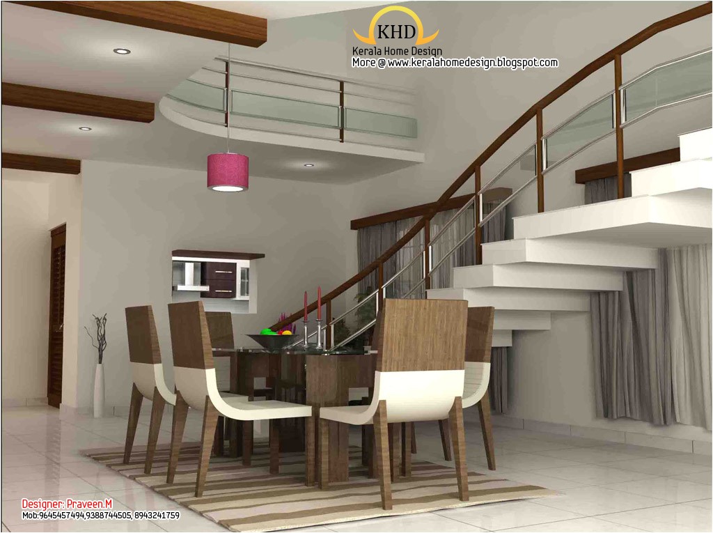 Designer House Plans with Interior Photos 3d Rendering Concept Of Interior Designs Kerala Home