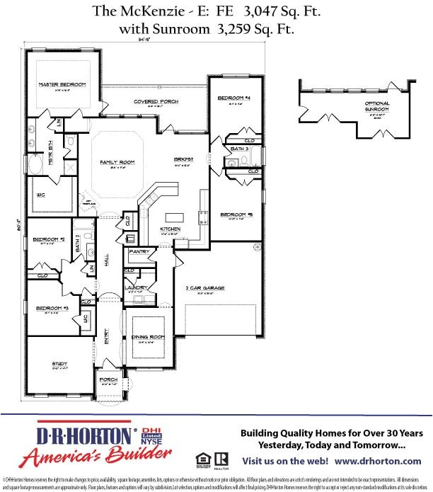 Dr Horton Home Plans Dr Horton Mckenzie Floor Plan Google Search My Next