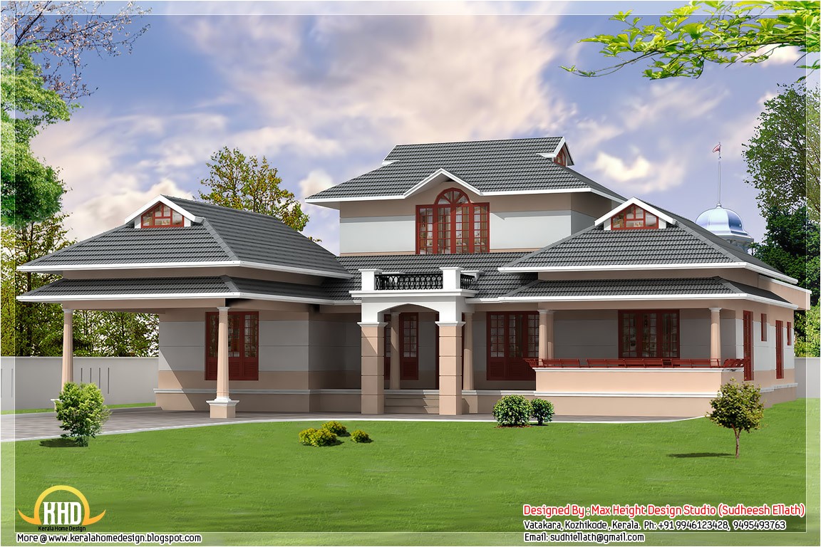 Dream Home Plans Kerala 3 Kerala Style Dream Home Elevations Kerala Home Design