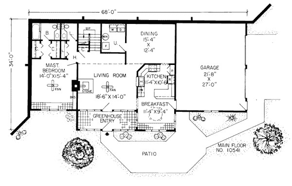 Earth Berm Home Plans Earth Sheltered Homes Floor Plans Earth Contact Home