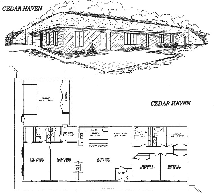 Earth Sheltered Homes Plans and Designs Small Earth Berm Home Plans Joy Studio Design Gallery