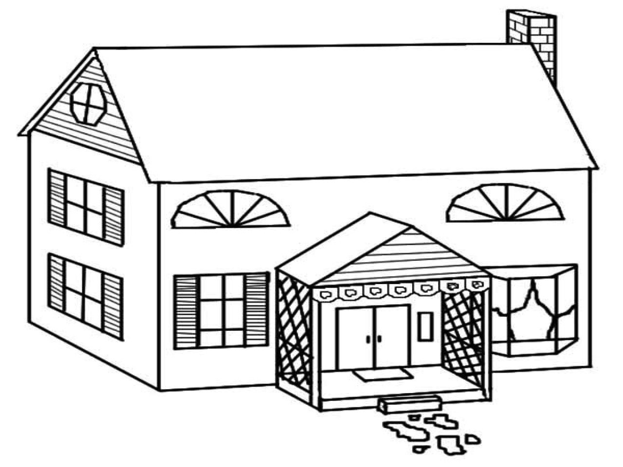 Easy House Plans to Draw Simple House Coloring Pages Easy House Plans to Draw Simple House Coloring Pages