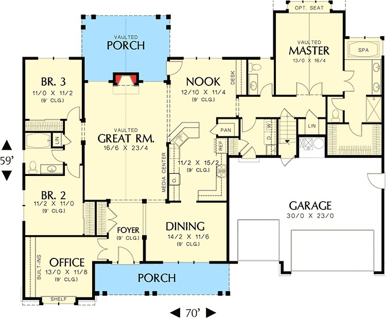 Empty Nester House Plans with Basement An Empty Nester 39 S Dream Home 69005am Architectural Empty Nester House Plans with Basement An Empty Nester 39 S Dream Home 69005am Architectural
