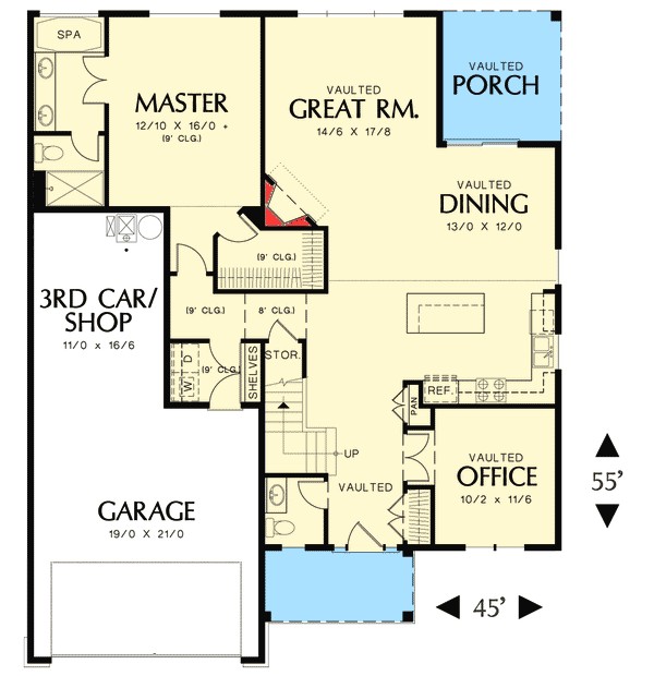 Empty Nester House Plans with Basement Architectural Designs Empty Nester House Plans with Basement Architectural Designs