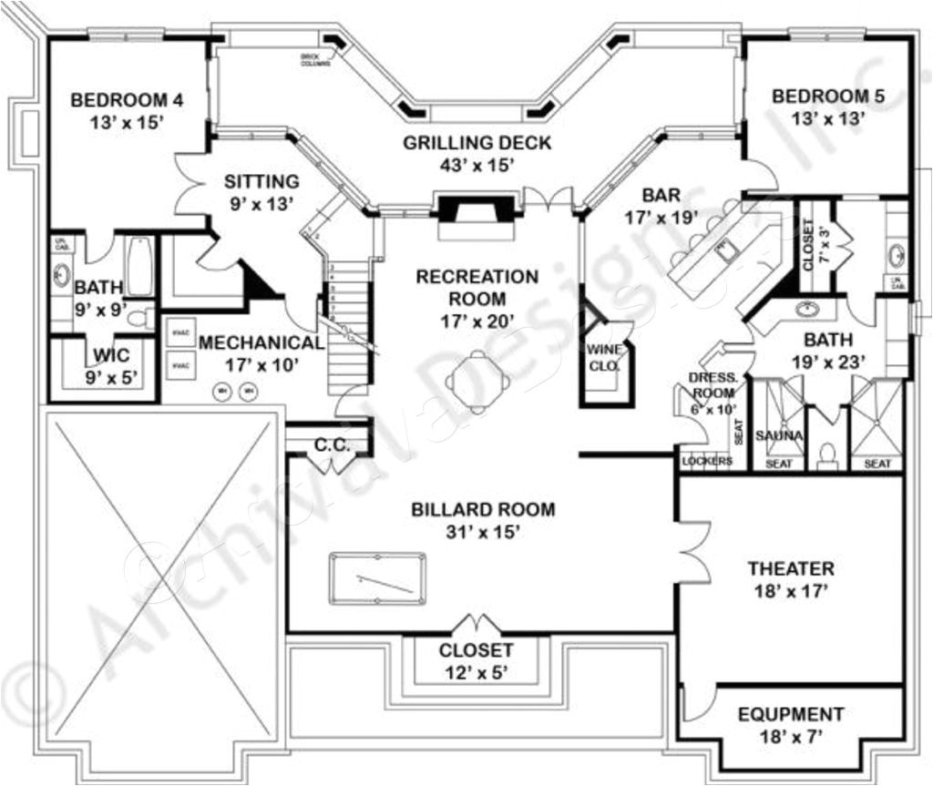 Empty Nester House Plans with Basement Waterford Empty Nester House Plan Ranch Floor Plans Empty Nester House Plans with Basement Waterford Empty Nester House Plan Ranch Floor Plans