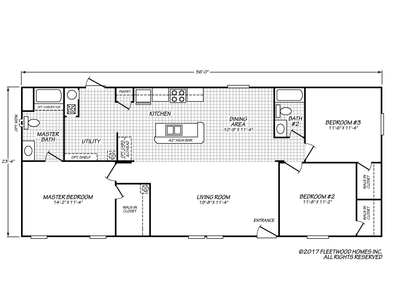 Fleetwood Homes Floor Plans Berkshire 24563i Fleetwood Homes