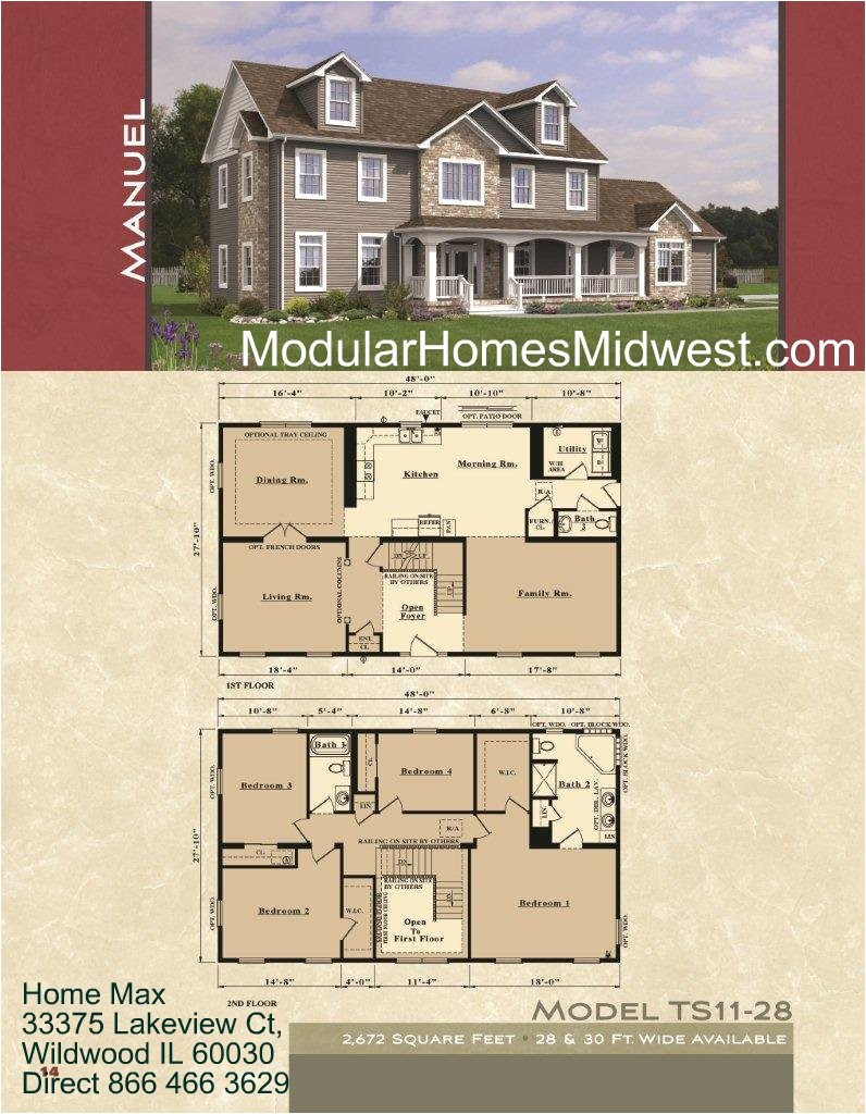 Floor Plans 2 Story Homes Modular Homes Illinois Photos Floor Plans 2 Story Homes Modular Homes Illinois Photos