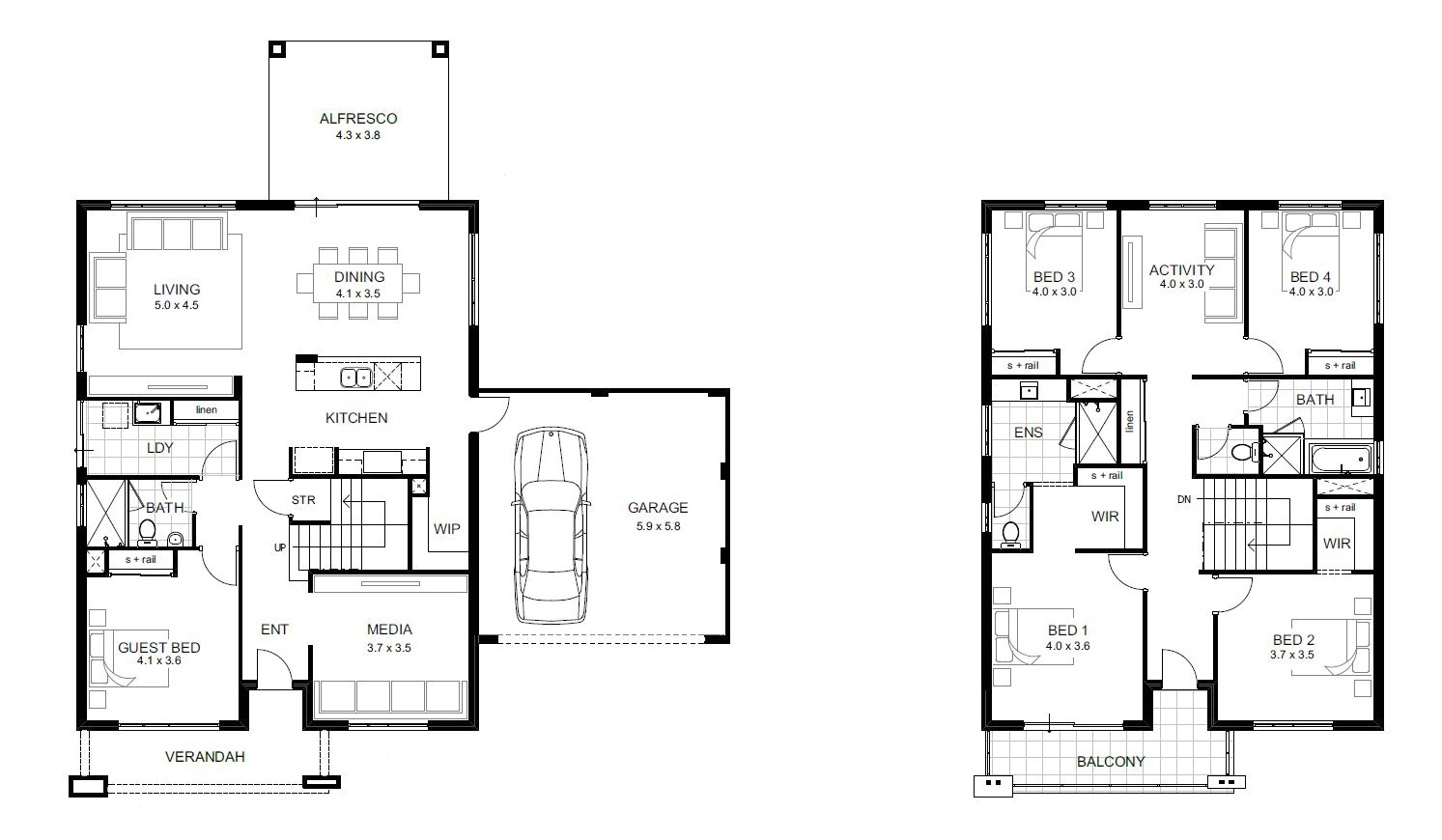 Floor Plans for 5 Bedroom Homes Bedroom House Plans Home and Interior Also Floor for 5