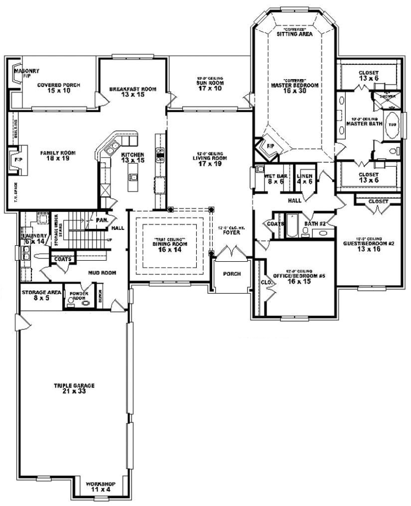 Floor Plans for A 4 Bedroom 2 Bath House 4 Bedroom 3 Bathroom House Plans 2017 House Plans and Floor Plans for A 4 Bedroom 2 Bath House 4 Bedroom 3 Bathroom House Plans 2017 House Plans and