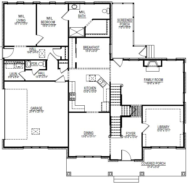 Floor Plans for House with Mother In Law Suite Mother In Law Suite Stanton Homes
