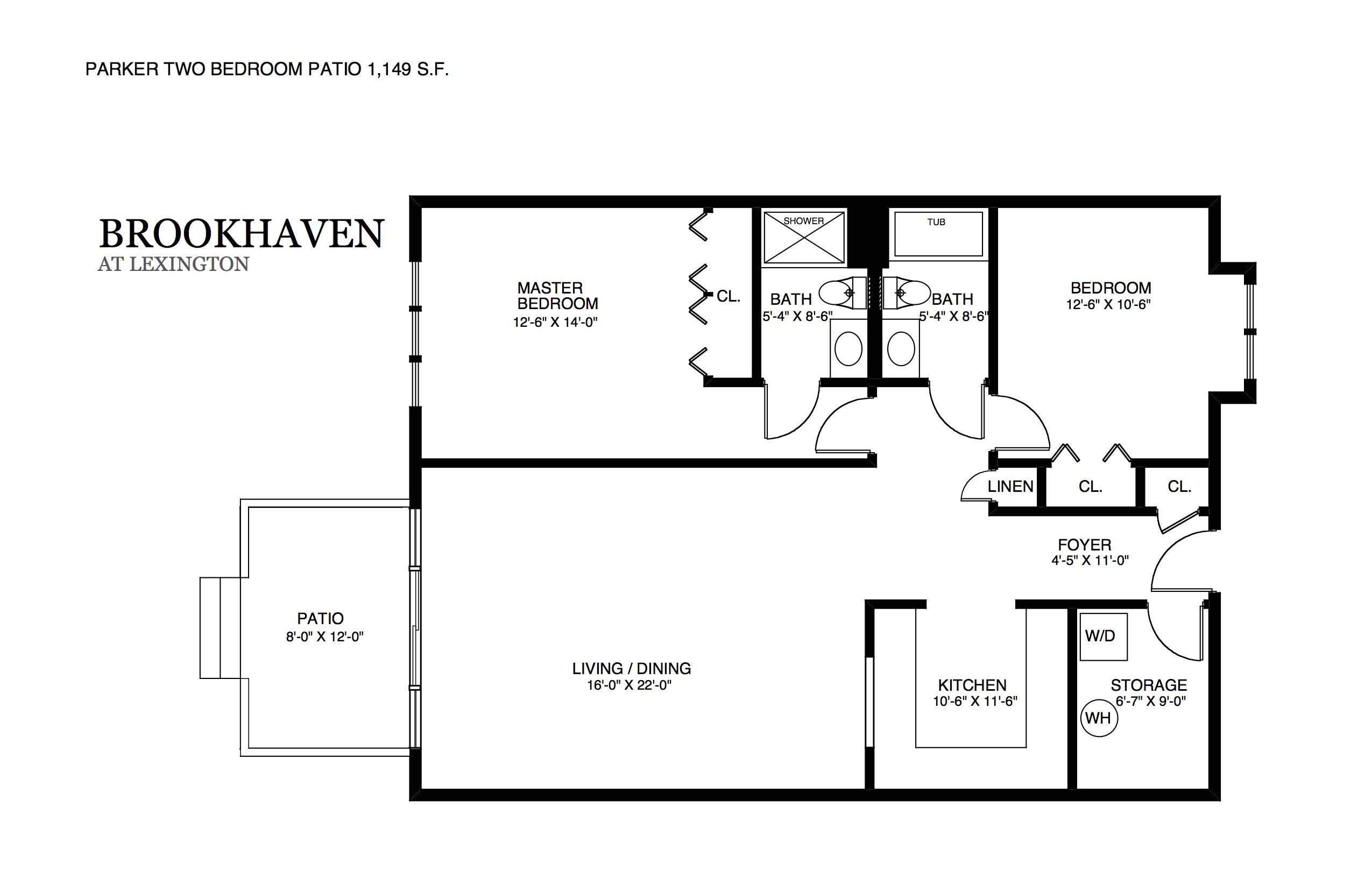 Floor Plans for Patio Homes Brookhaven Patio Home Floor Plans Floor Plans for Patio Homes Brookhaven Patio Home Floor Plans