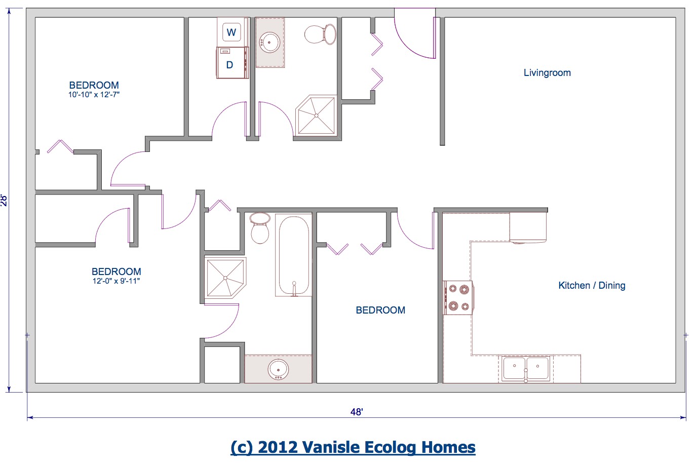 Floor Plans for Single Level Homes One Level Floor Plans 3 Bed Floor Plan 1344 Sqft 28 39 X48 Floor Plans for Single Level Homes One Level Floor Plans 3 Bed Floor Plan 1344 Sqft 28 39 X48