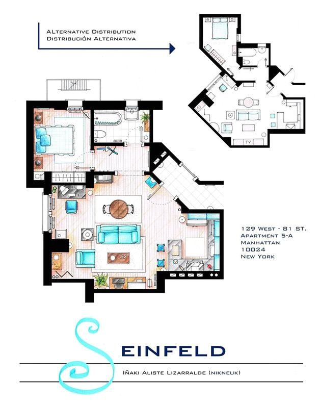 Floor Plans Of Tv Homes Famous Television Show Home Floor Plans Hiconsumption