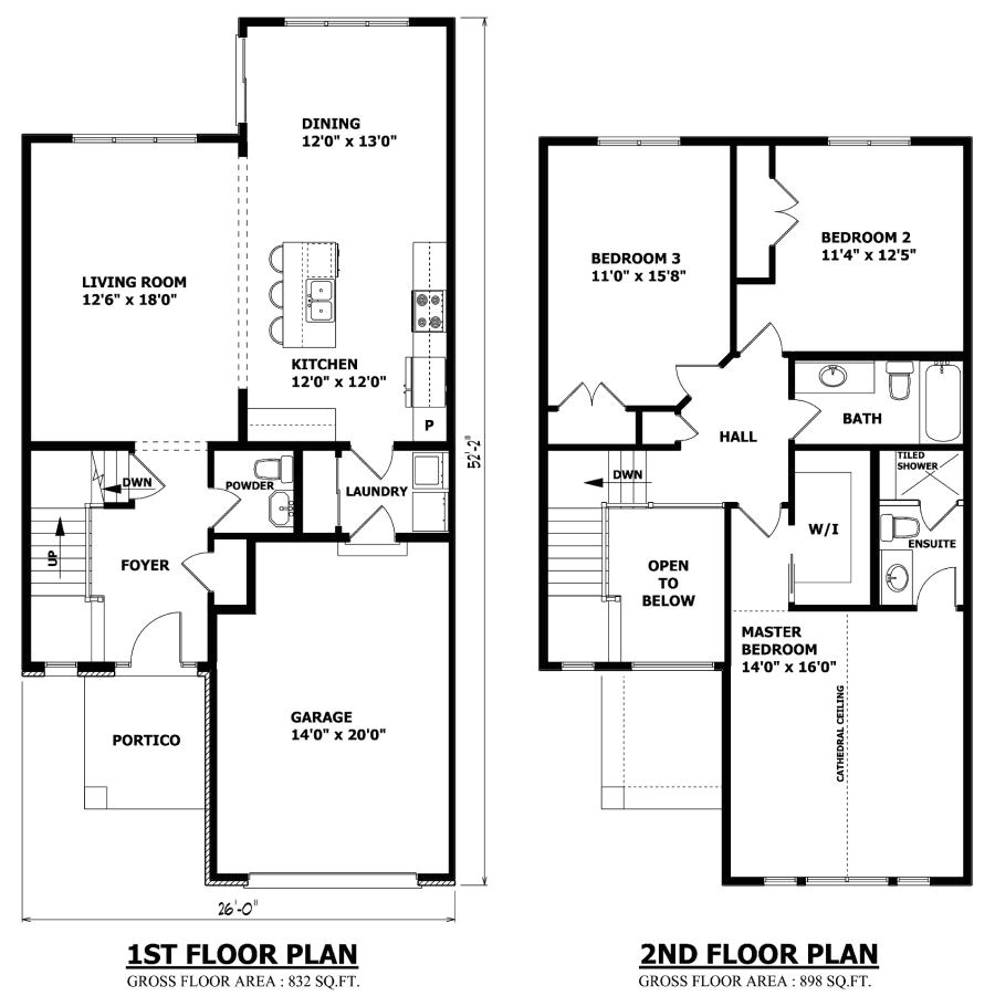 Floor Plans Two Story Homes High Quality Simple 2 Story House Plans 3 Two Story House