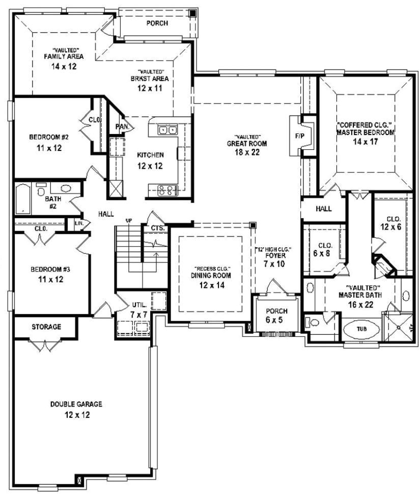 Four Bedroom Three Bath House Plans 4 Bedroom 3 Bath House Plans 2018 House Plans and Home