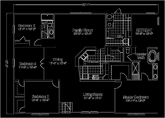 Freedom Homes Floor Plans American Freedom Triplewide Manufactured Home Floor Plan Freedom Homes Floor Plans American Freedom Triplewide Manufactured Home Floor Plan