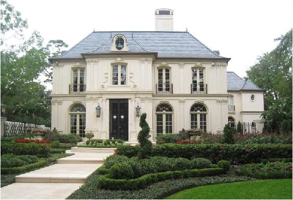 French Chateau Home Plans French Chateau French Home Exterior Robert Dame Designs