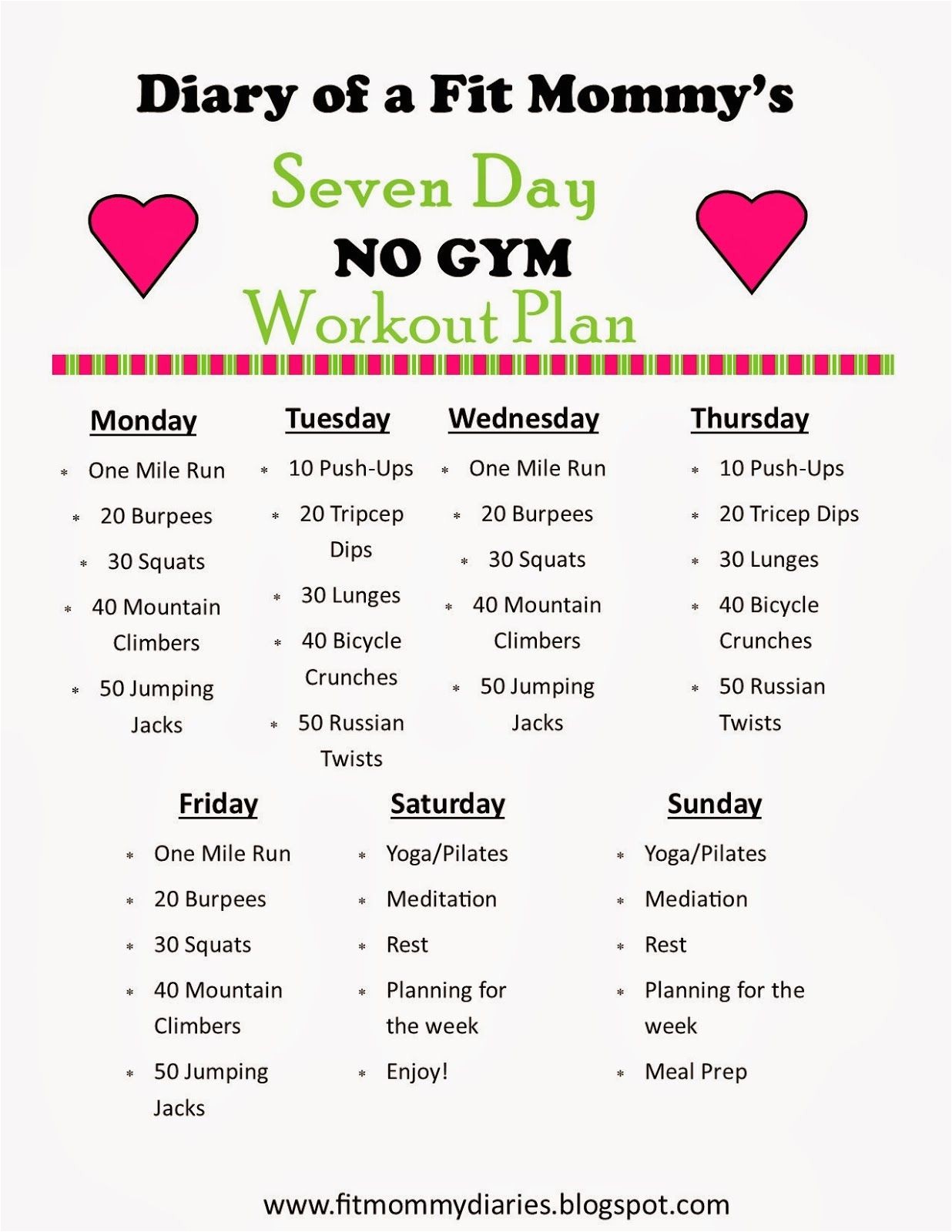 Get Fit at Home Plan Mommy Workout Plan On Pinterest Mommy Workout 10 Week Get Fit at Home Plan Mommy Workout Plan On Pinterest Mommy Workout 10 Week