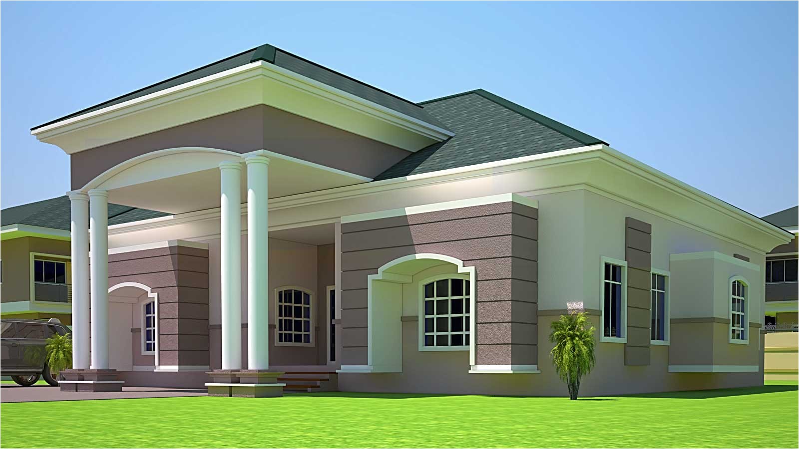 Ghana Homes Plans House Plans Ghana Holla 4 Bedroom House Plan In Ghana