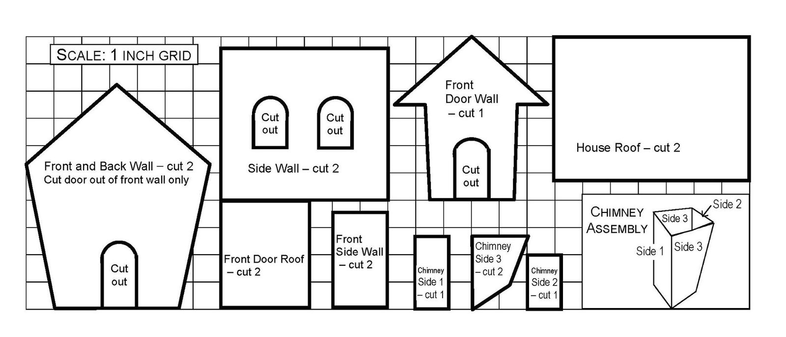 Gingerbread House Floor Plans Hide Cook Gingerbread House Architecture Plans 31837