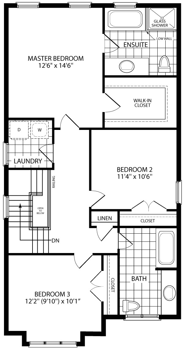 Grandview Homes Floor Plans Fairfield B 2 000 Sq Ft Lots 12 38 45 49 53