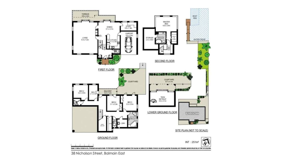 Holiday Homes Plans Balmain Waterfront Holiday House Floor Plans Sydney