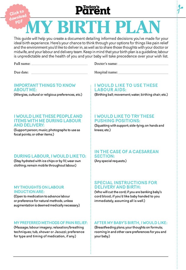 Home Birth Plan Birth Plan Checklist today 39 S Parent Home Birth Plan Birth Plan Checklist today 39 S Parent