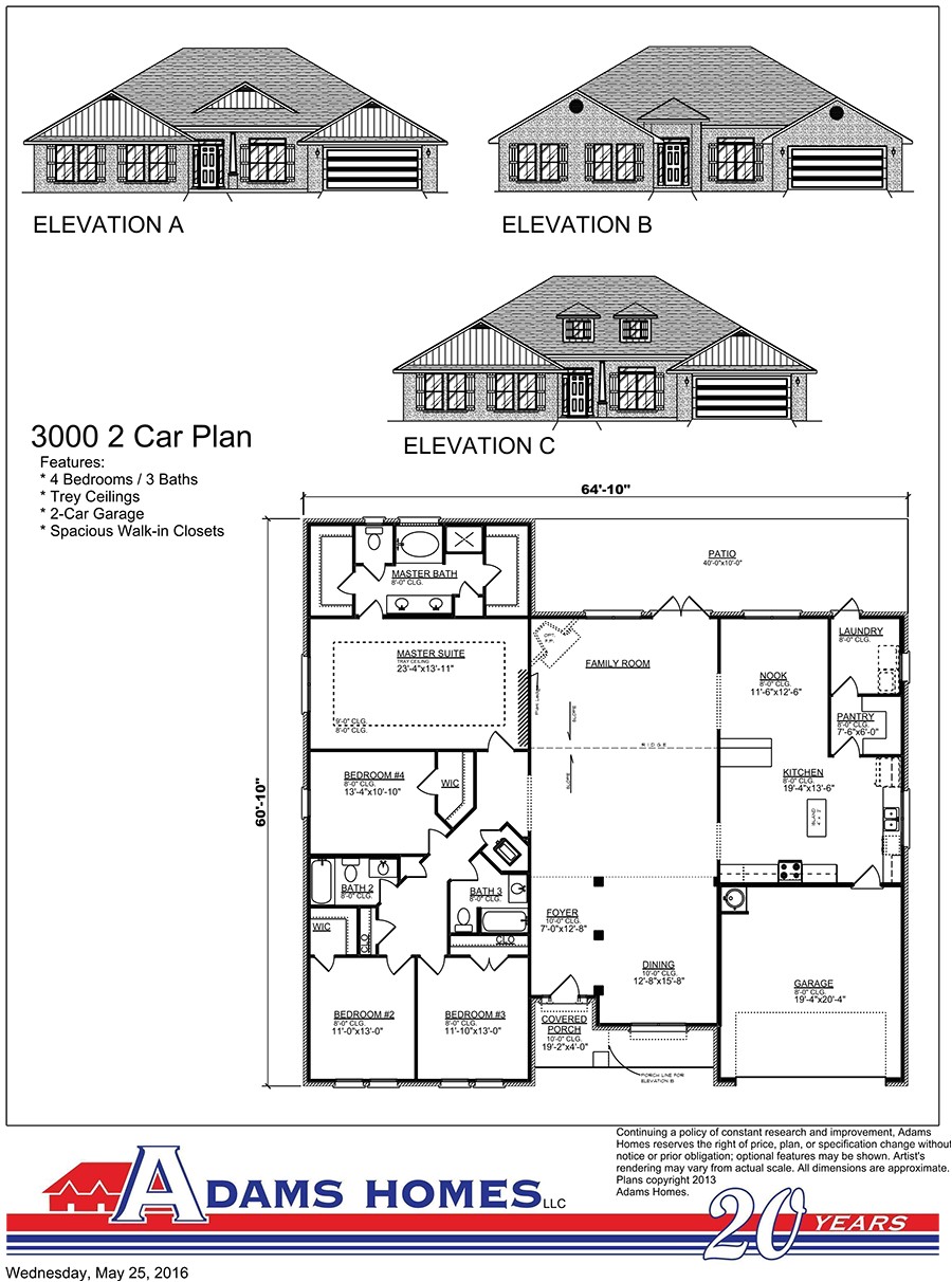 Home Builders In Alabama Floor Plans Oak Hill Estates Adams Homes Home Builders In Alabama Floor Plans Oak Hill Estates Adams Homes