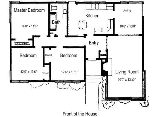 Home Floor Plans with Picture Stylish 3 Bedroom Floor Plan with Dimensions Small House