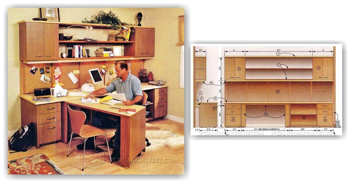 Home Office Desk Plans Free Home Office Furniture Plans Woodarchivist Home Office Desk Plans Free Home Office Furniture Plans Woodarchivist