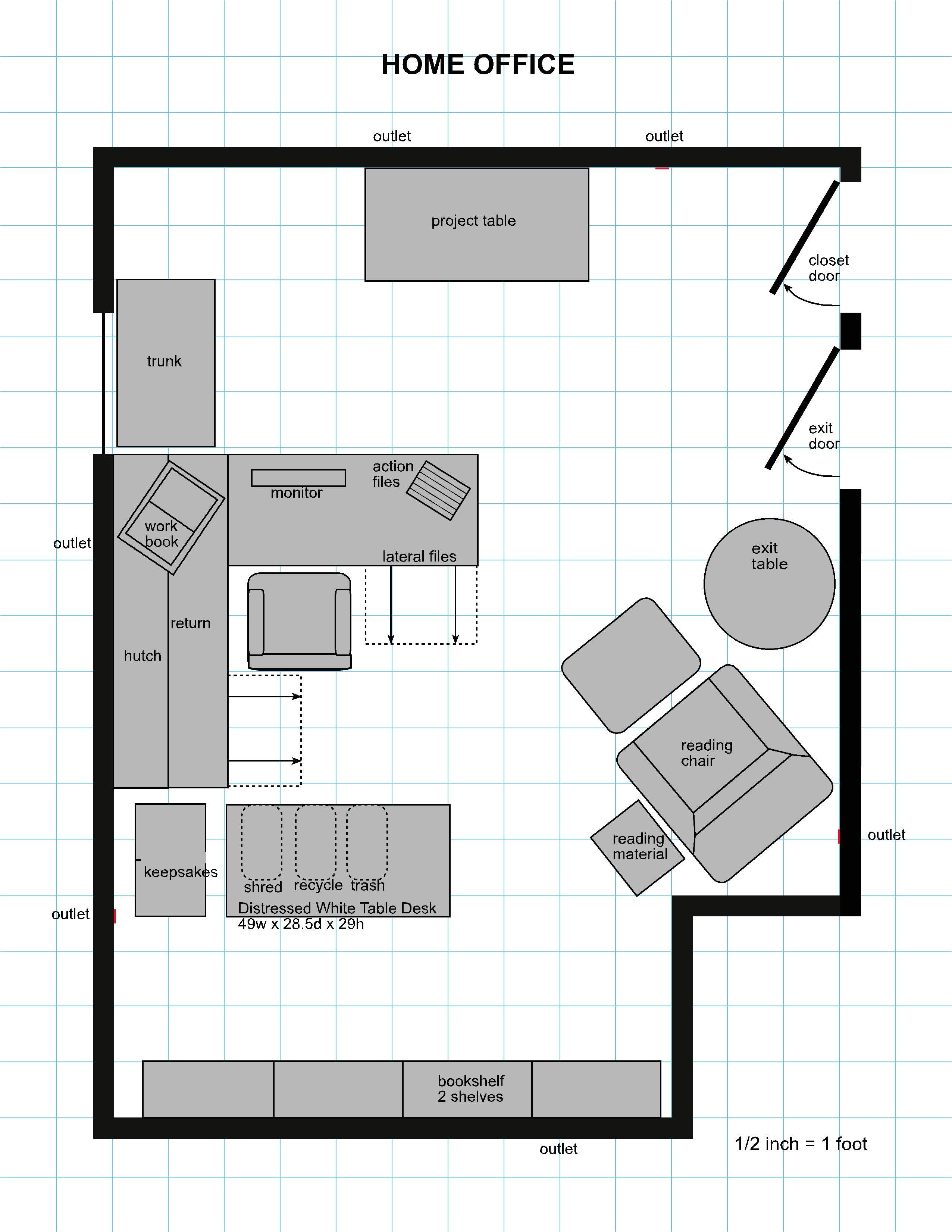 Home Office Floor Plans Modern Home Office Floor Plans for A Comfortable Home