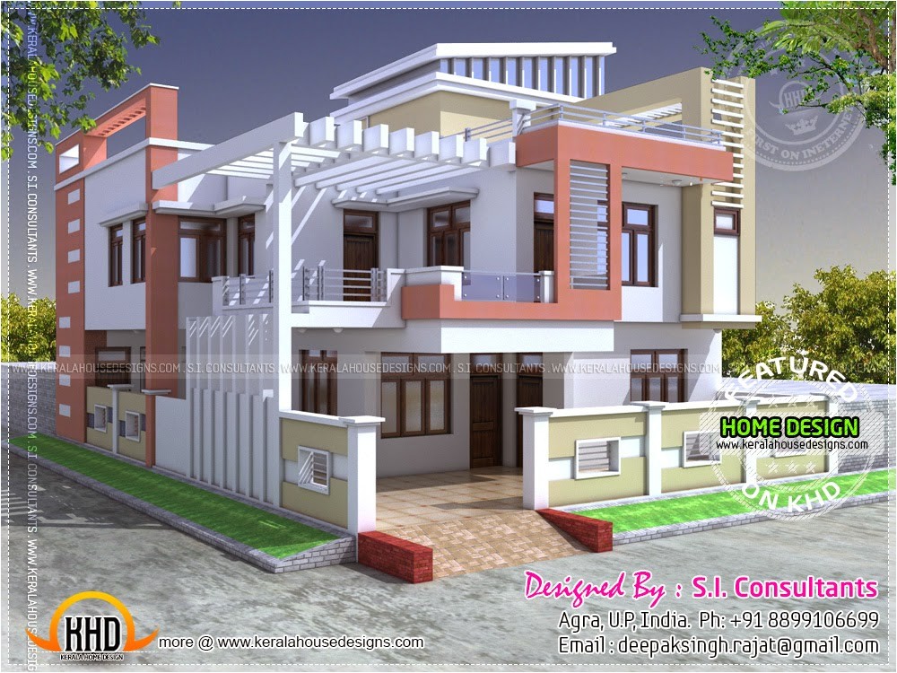 Home Plan Design India Modern Indian House In 2400 Square Feet Kerala Home