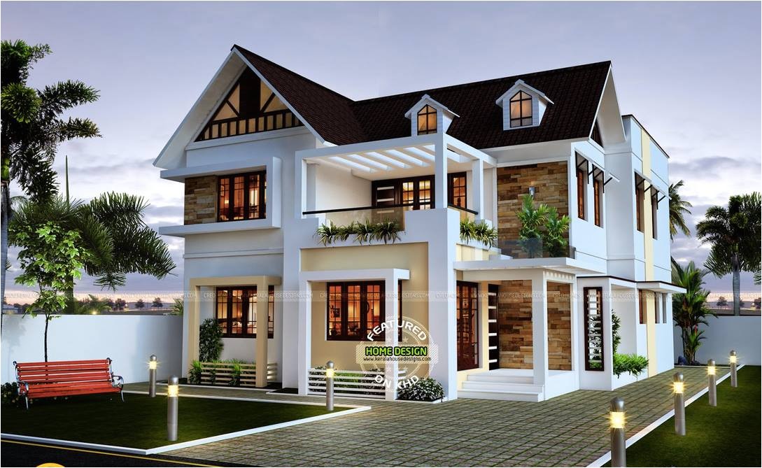 Home Plan Image 28 Sloped Roof Bungalow Font Elevations Collection 1