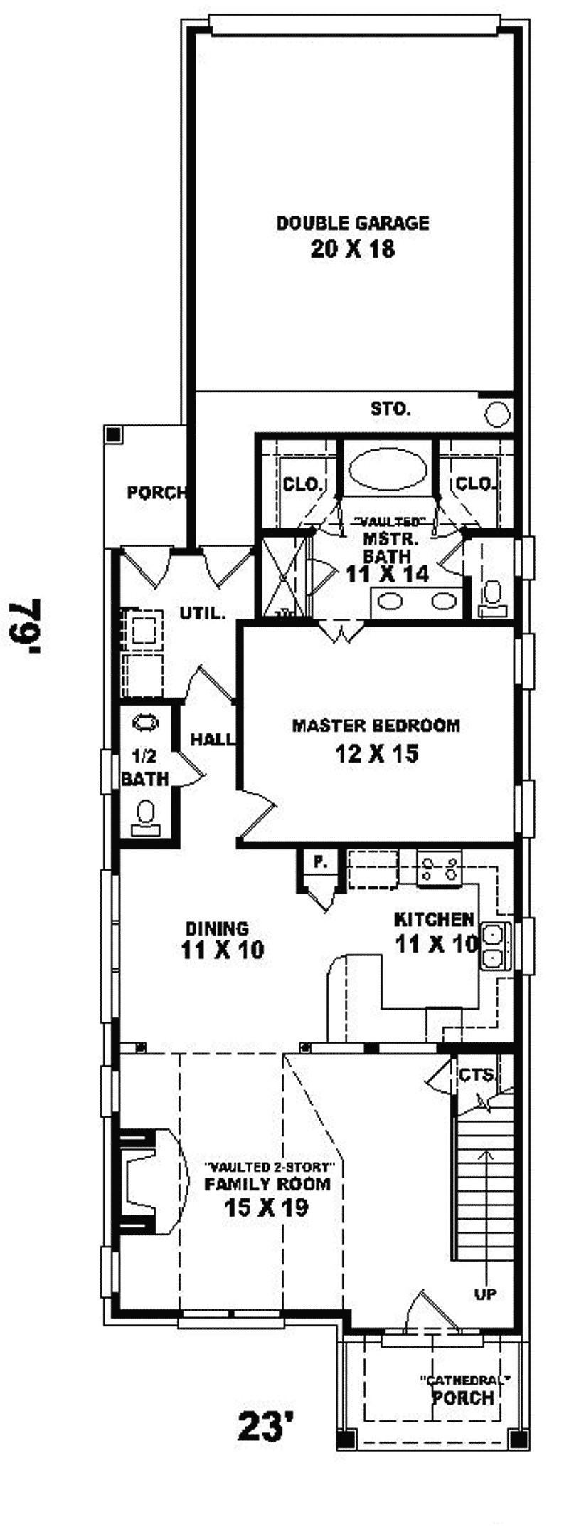 Home Plans for Narrow Lot Enderby Park Narrow Lot Home Craft House Narrow House