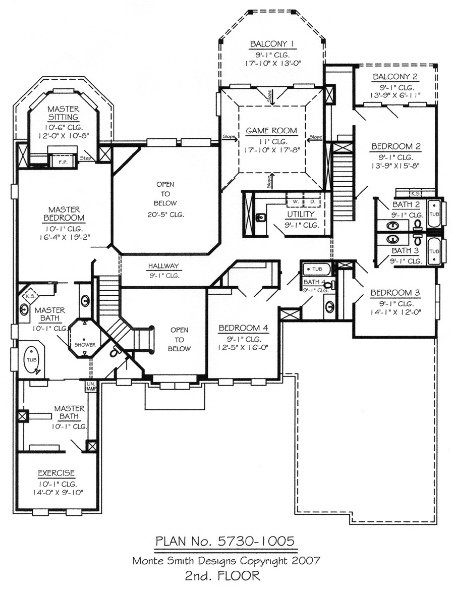Home Plans with Library Plan No 5730 1005 Home Plans with Library Plan No 5730 1005