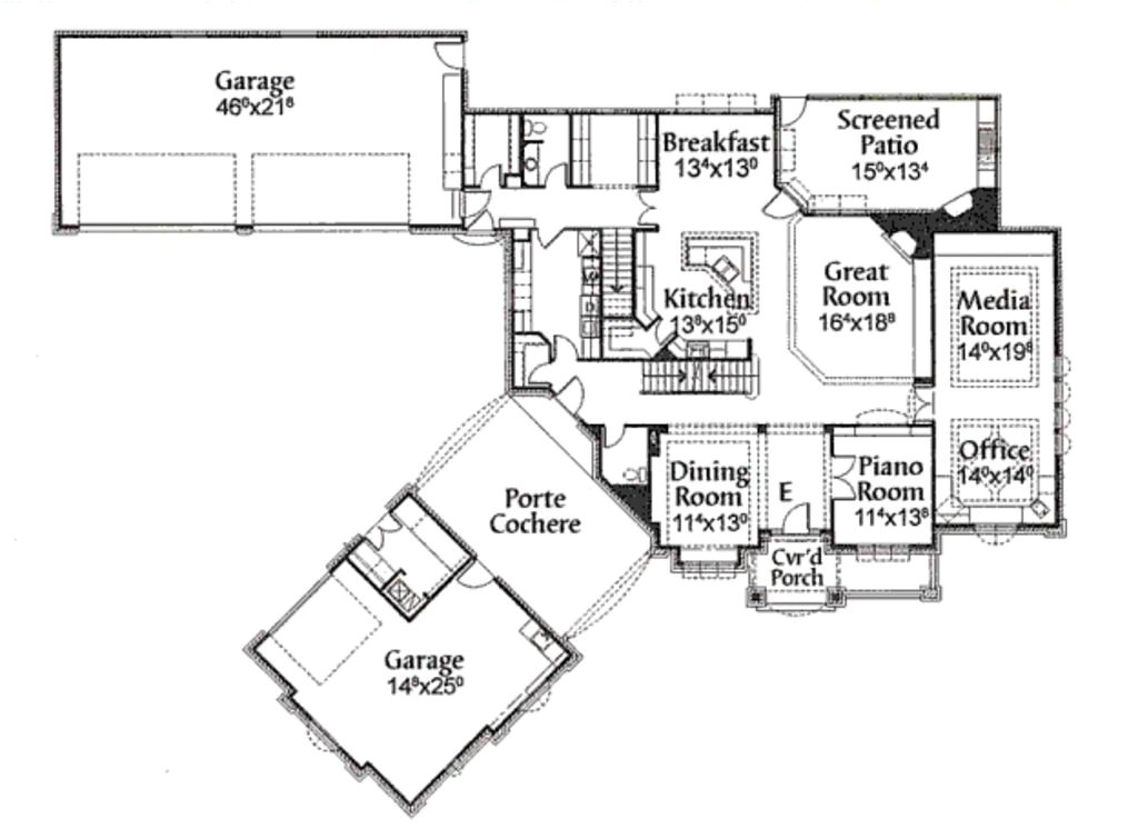 Home Plans with Porte Cochere Porte Cochere Motor Court House Plan House Plan Sites Home Plans with Porte Cochere Porte Cochere Motor Court House Plan House Plan Sites