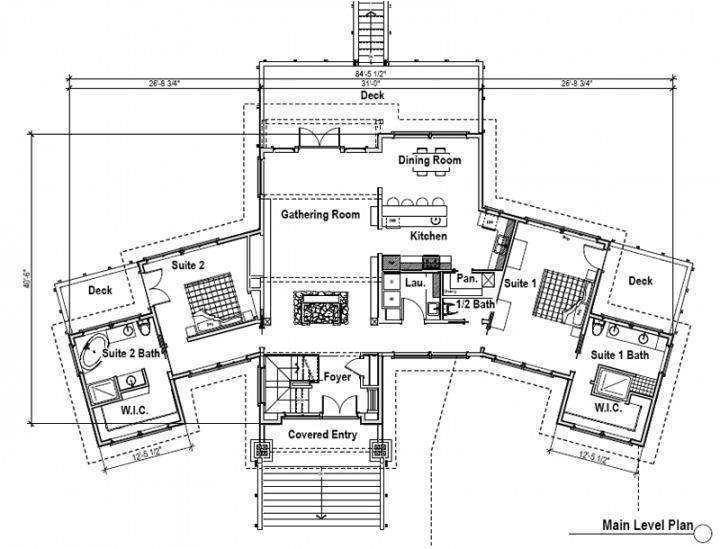 Home Plans with Two Master Suites 2 Bedroom House Plans with 2 Master Suites for House