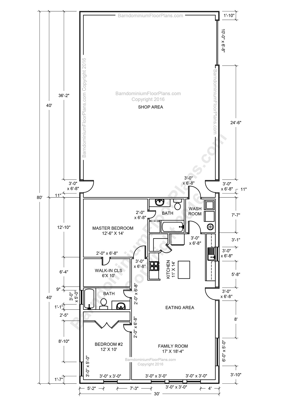 Home Shop Floor Plans Barndominium Floor Plans Pole Barn House Plans and Metal Home Shop Floor Plans Barndominium Floor Plans Pole Barn House Plans and Metal