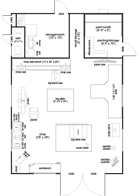 Home Shop Plans One Car Garage Woodshop Layout Eldonianews Com Home Shop Plans One Car Garage Woodshop Layout Eldonianews Com