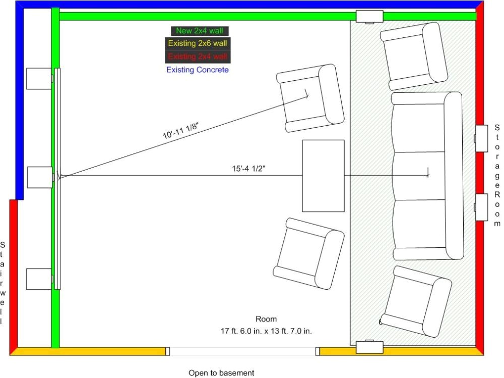 Home theater Floor Plan Home theater Plans Smalltowndjs Com