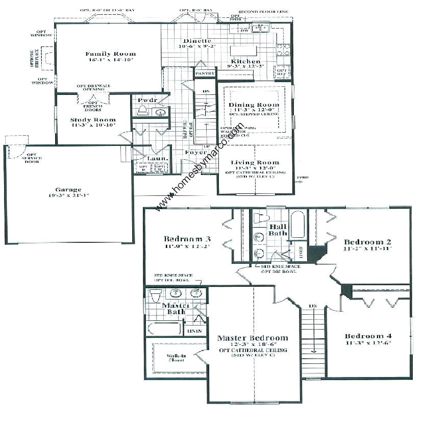 Homes by Marco Floor Plans Bayview Model In the Valley Lakes Subdivision In Round Homes by Marco Floor Plans Bayview Model In the Valley Lakes Subdivision In Round