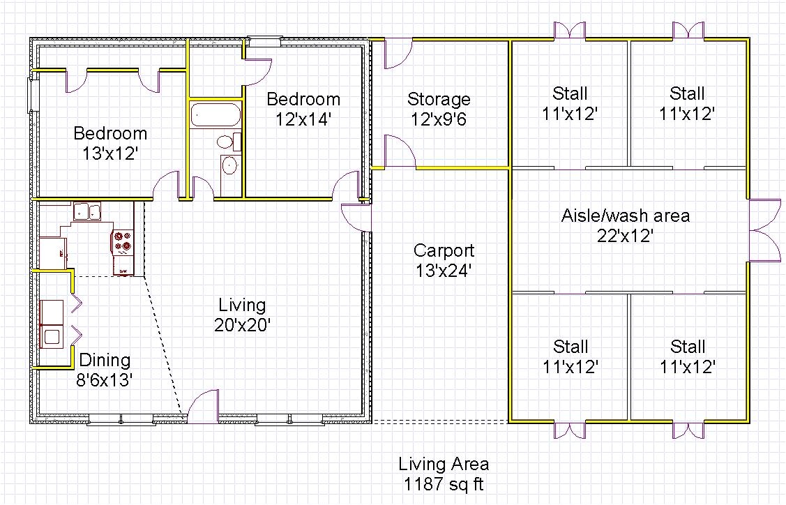 House Barn Combo Floor Plans House Barn Combination Energy Efficient Icf Insulated