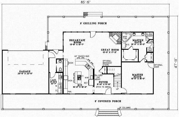 House Floor Plans with No formal Dining Room Country Style House Plans 2851 Square Foot Home 2 House Floor Plans with No formal Dining Room Country Style House Plans 2851 Square Foot Home 2