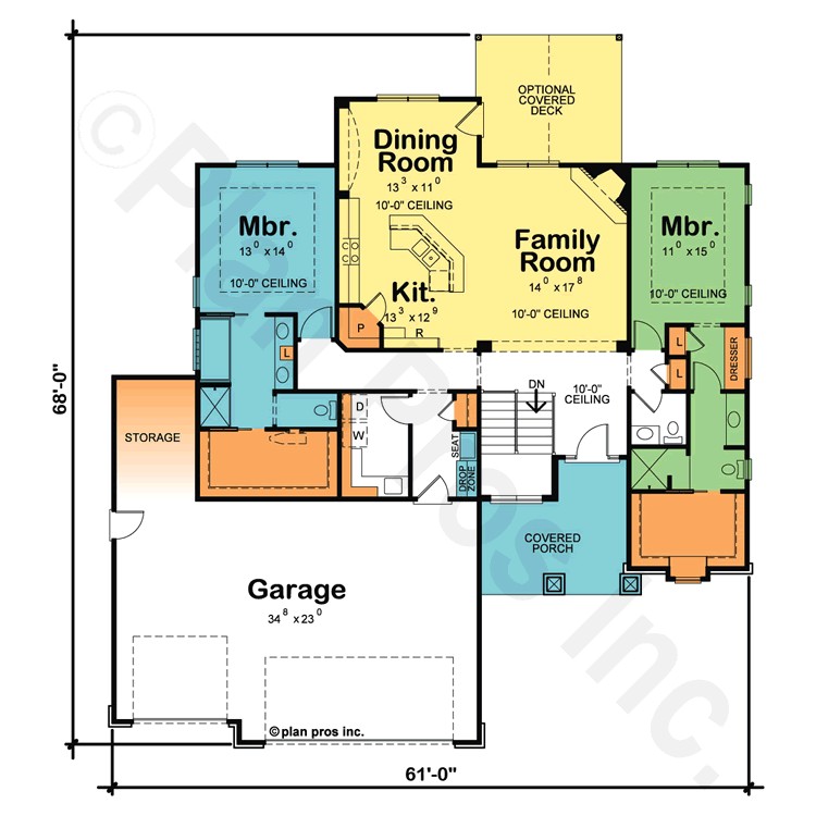 House Plans with 2 Master Suites On Main Floor House Plans with Two Owner Suites Design Basics