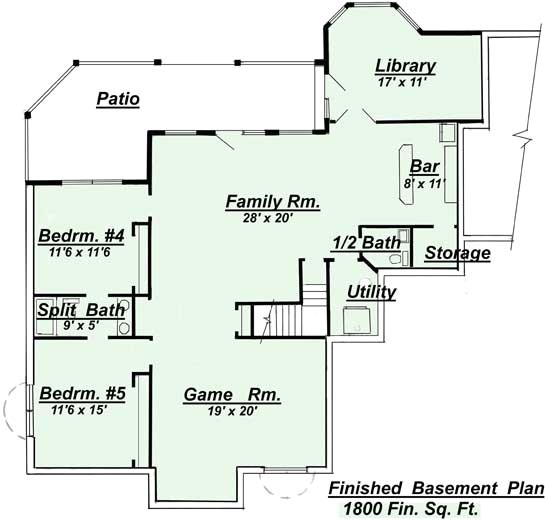 House Plans with Finished Walkout Basements House Plans with Finished Basement Smalltowndjs Com House Plans with Finished Walkout Basements House Plans with Finished Basement Smalltowndjs Com