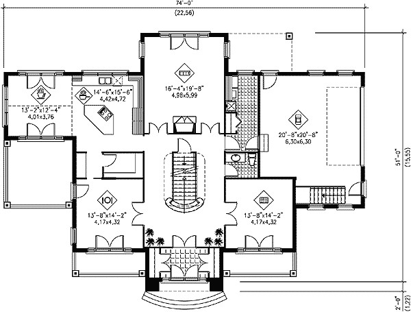 House Plans with Grand Staircase Grand Staircase 80426pm Architectural Designs House