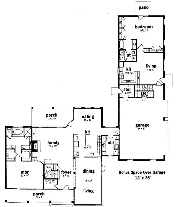 House Plans with Separate Inlaw Suite Floor Plans with Separate Inlaw Quarters