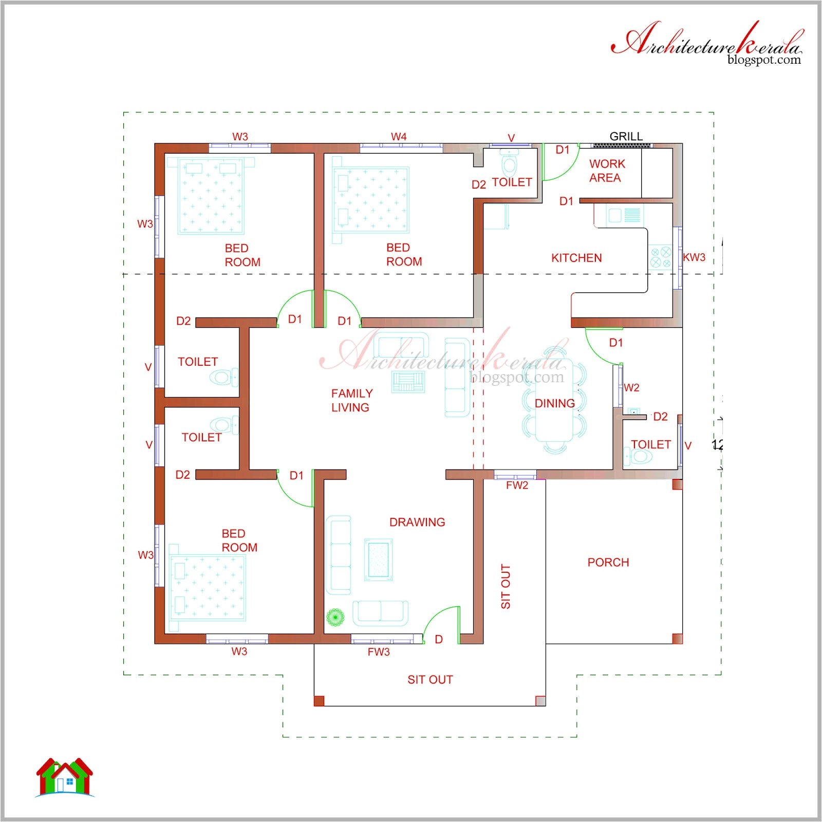 Kerala Home Floor Plans Architecture Kerala Beautiful Kerala Elevation and Its