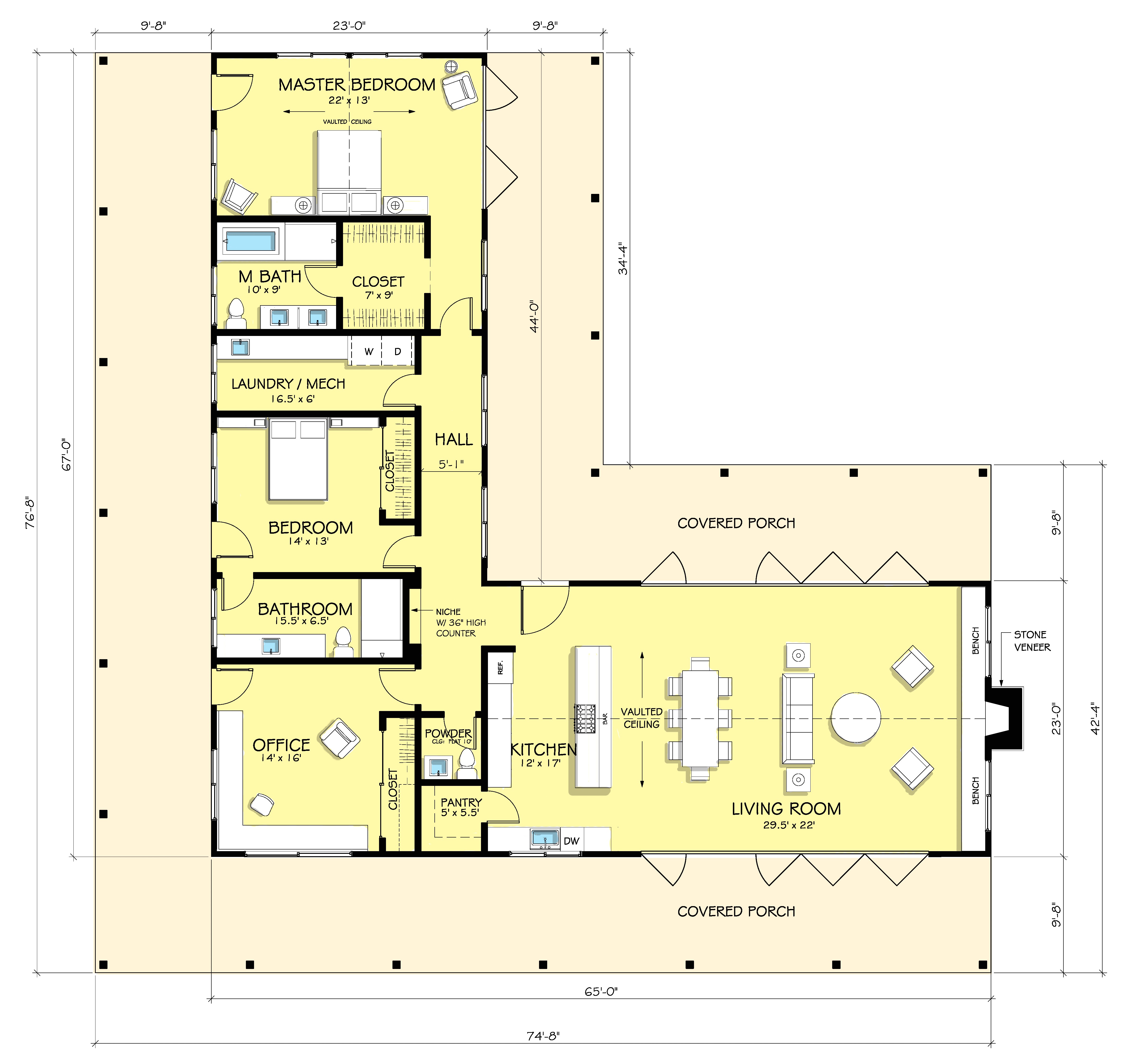 L Shaped Home Plans L Shaped House Plans Home Decorating Ideasbathroom